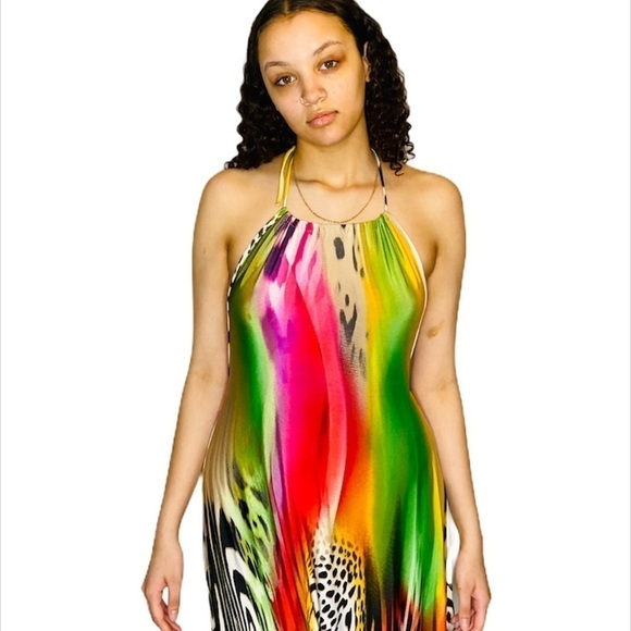 Beautiful Multi Color Maxi Dress - Picture 3 of 4